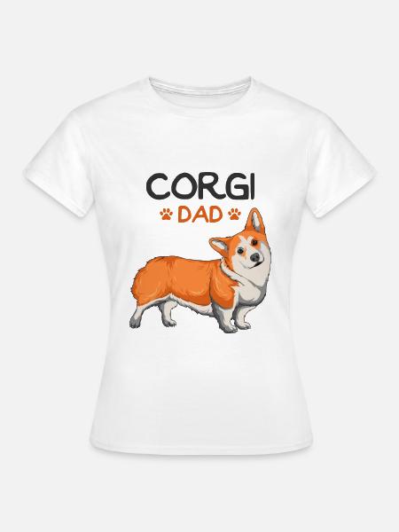 Corgi - Frauen T-Shirt - Weiß