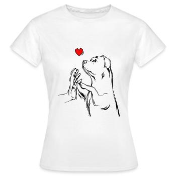M. Rottweiler - T-shirt Femme - blanc - Devant - AI Model Female 172 dark (172cm)