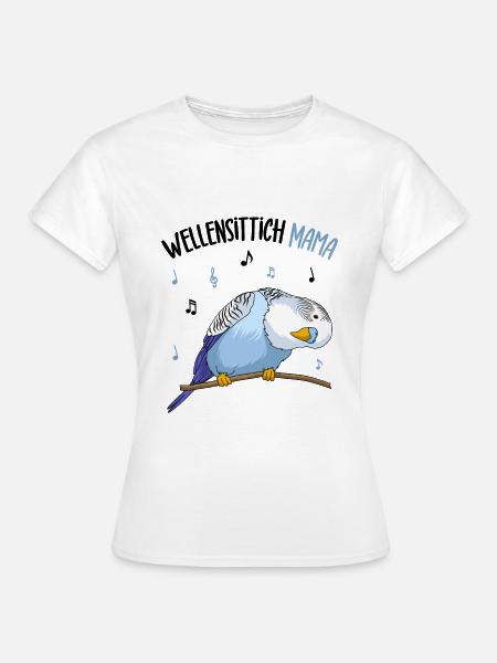 Wellensittich - Frauen T-Shirt - Weiß