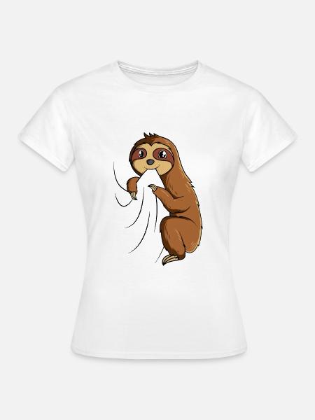 Faultier - Frauen T-Shirt - Weiß
