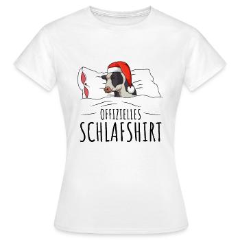 Kuh Weihnachten Kühe - Frauen T-Shirt - Weiß - Vorne - AI Model Female 172 dark (172cm)