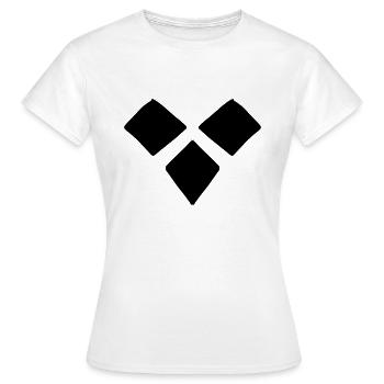Formen Form Viereck quadrat - Frauen T-Shirt - Weiß - Vorne - AI Model Female 172 dark (172cm)