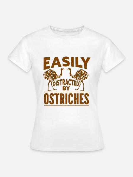 Strauß - Tiere - Frauen T-Shirt - Weiß