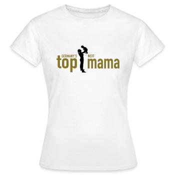 top mama - Frauen T-Shirt - Weiß - Vorne - AI Model Female 172 dark (172cm)