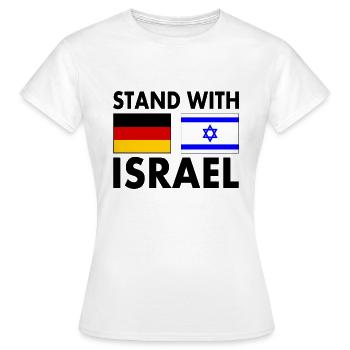 Israël - T-shirt Femme - blanc - Devant - AI Model Female 172 dark (172cm)