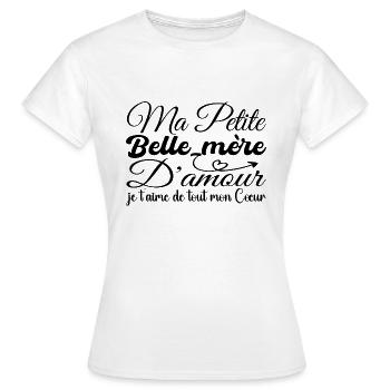 Liebe Schwiegermutter Geschenk, Schwiegermutter Ich liebe dich - Frauen T-Shirt - Weiß - Vorne - AI Model Female 172 dark (172cm)