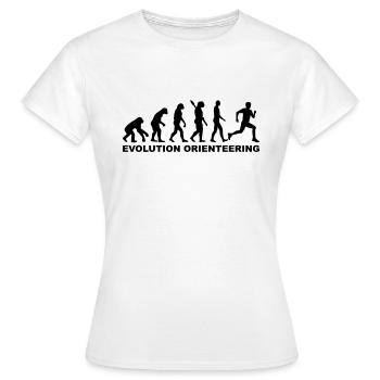 Orientierungslauf - Frauen T-Shirt - Weiß - Vorne - AI Model Female 172 dark (172cm)