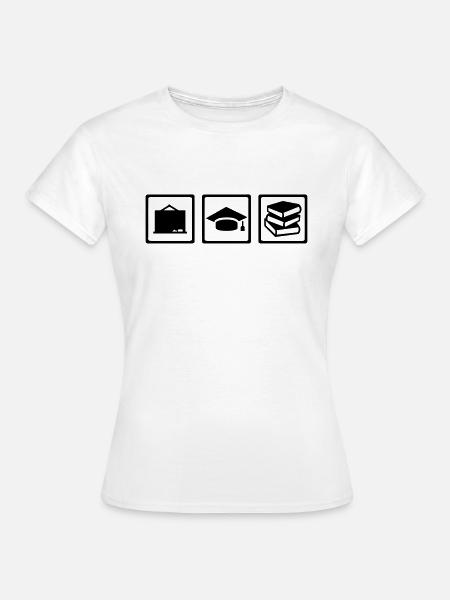 Prof - T-shirt Femme - blanc