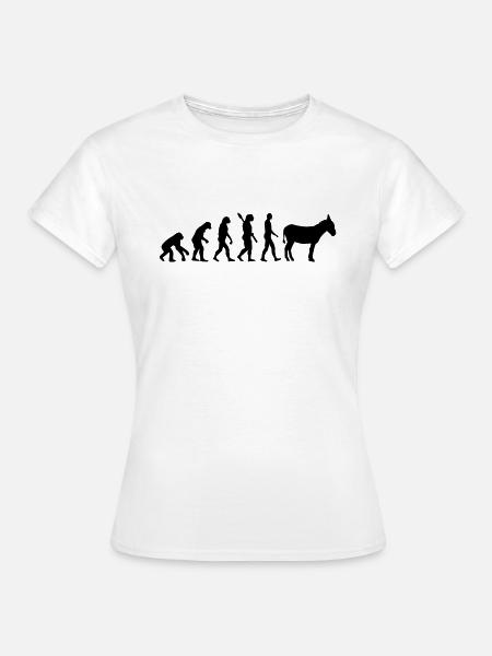 Esel - Frauen T-Shirt - Weiß