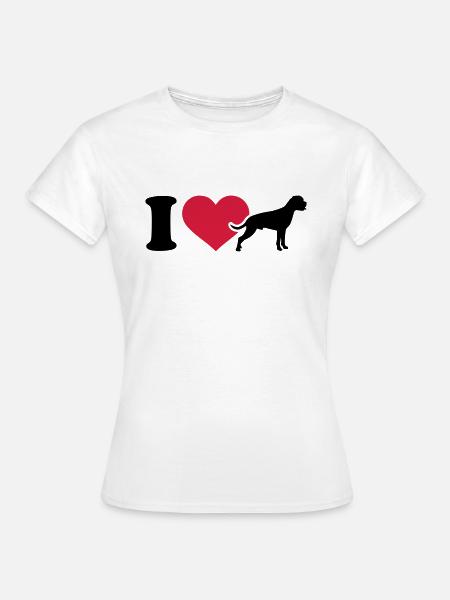 Boxer - Frauen T-Shirt - Weiß