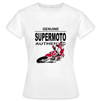 Supermoto - Women's T-Shirt - white - Front - AI Model Female 172 dark (172cm)