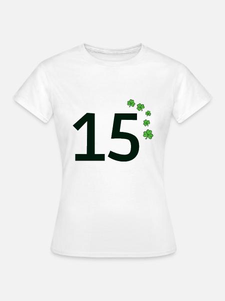 15 - Frauen T-Shirt - Weiß