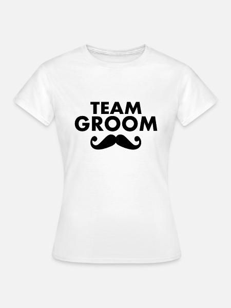 Team groom - Frauen T-Shirt - Weiß