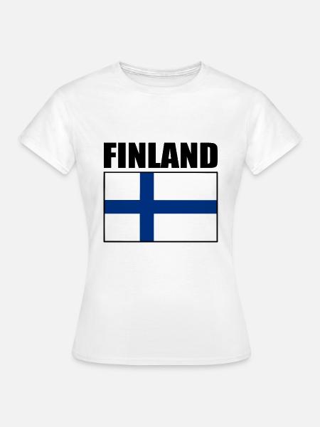 Finnland - Frauen T-Shirt - Weiß