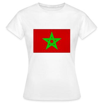 Morocco - Women's T-Shirt - white - Front - AI Model Female 172 dark (172cm)