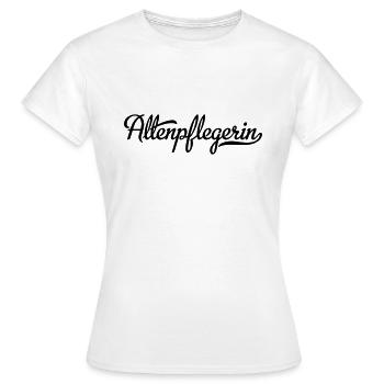 Altenpflegerin - Frauen T-Shirt - Weiß - Vorne - AI Model Female 172 dark (172cm)