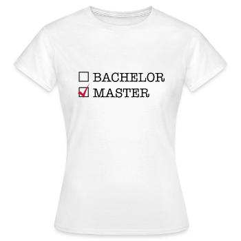 Master - Frauen T-Shirt - Weiß - Vorne - AI Model Female 172 dark (172cm)
