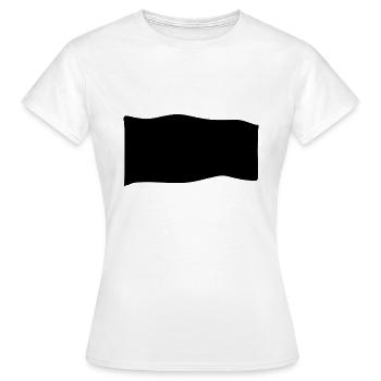 Drapeau de symbole de forme - T-shirt Femme - blanc - Devant - AI Model Female 172 dark (172cm)