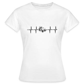I love Lawnmower Lawn Mover Shirt Gift - Women's T-Shirt - white - Front - AI Model Female 172 dark (172cm)