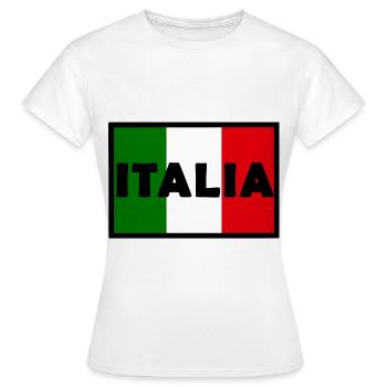 Die Nation italien - Frauen T-Shirt - Weiß - Vorne - AI Model Female 172 dark (172cm)