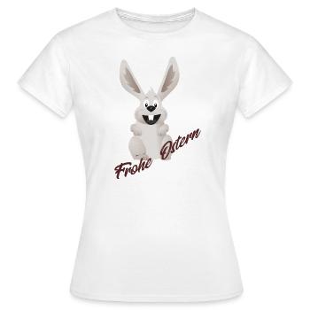Happy Easter Easter - Women's T-Shirt - white - Front - AI Model Female 172 dark (172cm)