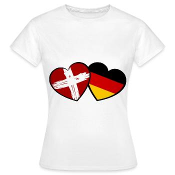 Suisse Allemand Amour - T-shirt Femme - blanc - Devant - AI Model Female 172 dark (172cm)