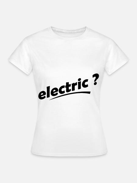 Elektrische Autos - Frauen T-Shirt - Weiß