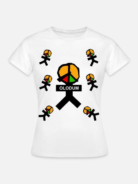 OLODUM Samba - T-shirt Femme - blanc