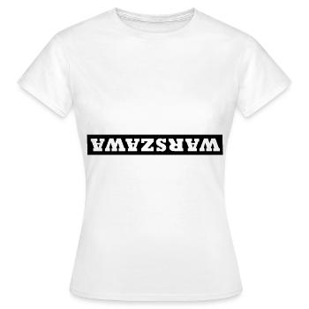 Warschau Fans - Frauen T-Shirt - Weiß - Vorne - AI Model Female 172 dark (172cm)