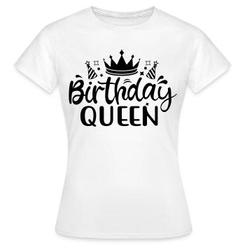 Birthday Queen 1 Happy Birthday - Frauen T-Shirt - Weiß - Vorne - AI Model Female 172 dark (172cm)