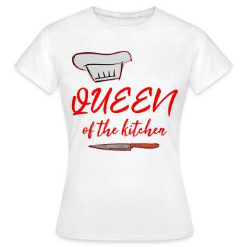 cook - Women's T-Shirt - white - Front - AI Model Female 172 dark (172cm)
