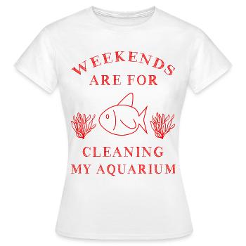 Aquarium - T-shirt Femme - blanc - Devant - AI Model Female 172 dark (172cm)