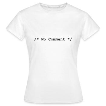 Tee shirt sans commentaire - T-shirt Femme - blanc - Devant - AI Model Female 172 dark (172cm)
