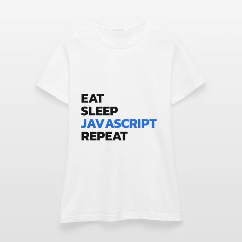 Programmierer Entwickler Javascript Frauen T-Shirt