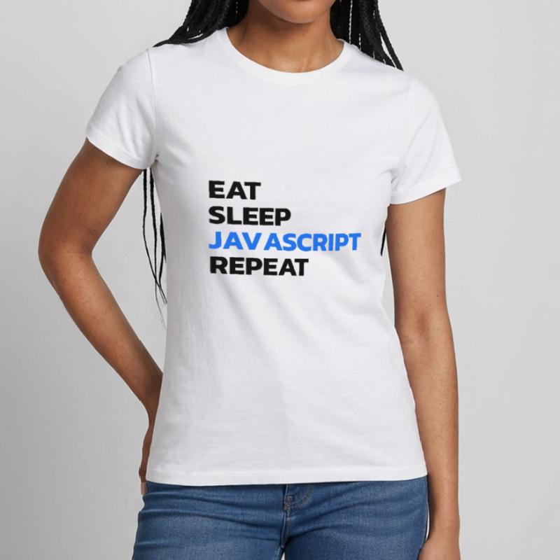 Programmierer Entwickler Javascript Frauen T-Shirt