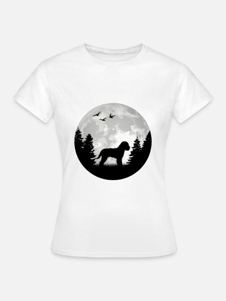 Lagotto Romagnolo Mond Lagotti Trüffelsuchhund - Frauen T-Shirt - Weiß
