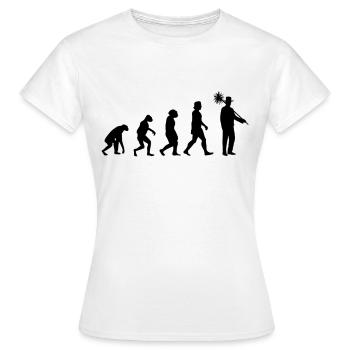 Chimney Sweep Evolution Chimney Chimney Sweep - Women's T-Shirt - white - Front - AI Model Female 172 dark (172cm)