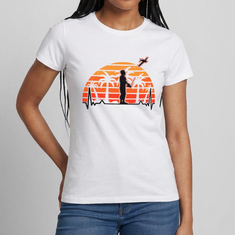 Modèle d’avion Evolution Modèle d’avion Modéliste De modèle T-shirt Femme