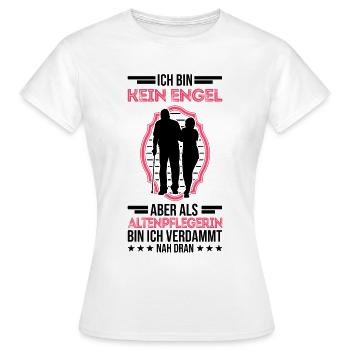 Altenpflege Engel Altenpflegerin Altenheim - Frauen T-Shirt - Weiß - Vorne - AI Model Female 172 dark (172cm)