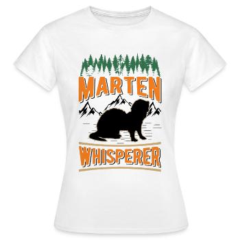 Martre Murmure Arbre Martre - T-shirt Femme - blanc - Devant - AI Model Female 172 dark (172cm)