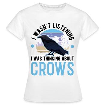 Crow Gift Crow Raven Beetle Breeder - T-shirt Femme - blanc - Devant - AI Model Female 172 dark (172cm)