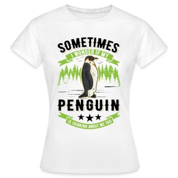 Penguin Penguin Emperor Penguin - Women's T-Shirt - white - Front - AI Model Female 172 dark (172cm)