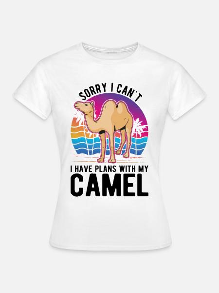 Kamel Geschenk Dromedar Camel Großkamel - Frauen T-Shirt - Weiß