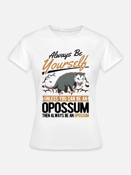 Opossum Geschenk Possum Beutelratte - Frauen T-Shirt - Weiß