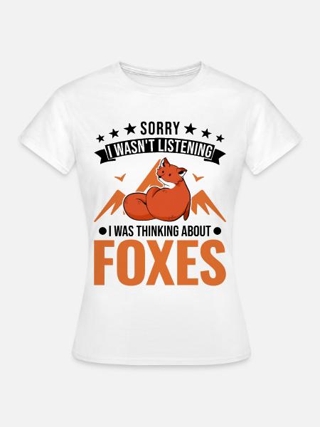 Fuchs Geschenk Rotfuchs - Frauen T-Shirt - Weiß