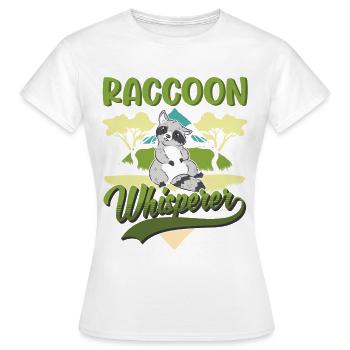 Raton laveur Raton laveur - T-shirt Femme - blanc - Devant - AI Model Female 172 dark (172cm)