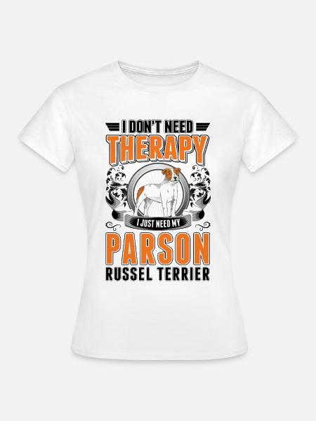 Parson Russell Terrier Therapy - Women's T-Shirt - white