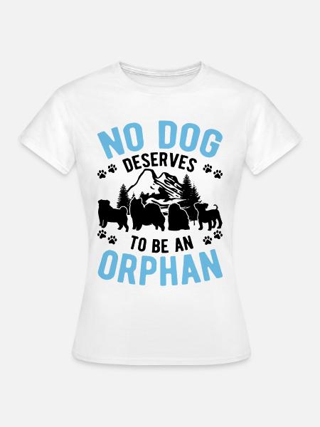 Hunderettung Straßenhund - Frauen T-Shirt - Weiß