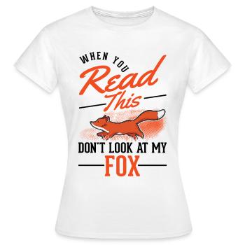 Cadeau de renard Renard roux - T-shirt Femme - blanc - Devant - AI Model Female 172 dark (172cm)