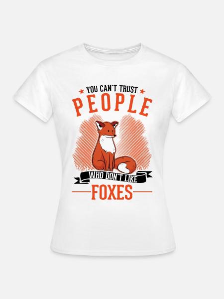 Fuchs Geschenk Rotfuchs - Frauen T-Shirt - Weiß